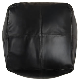 Rizzy Poufs T27093 Black Detail Image