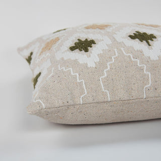 Rizzy Pillows T27106 Natural/ Green Edge Image