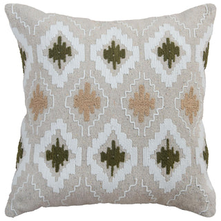 Rizzy Pillows T27106 Natural/ Green main image