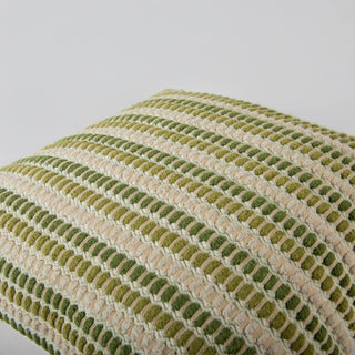 Rizzy Pillows T27108 Natural/ Green Corner Image