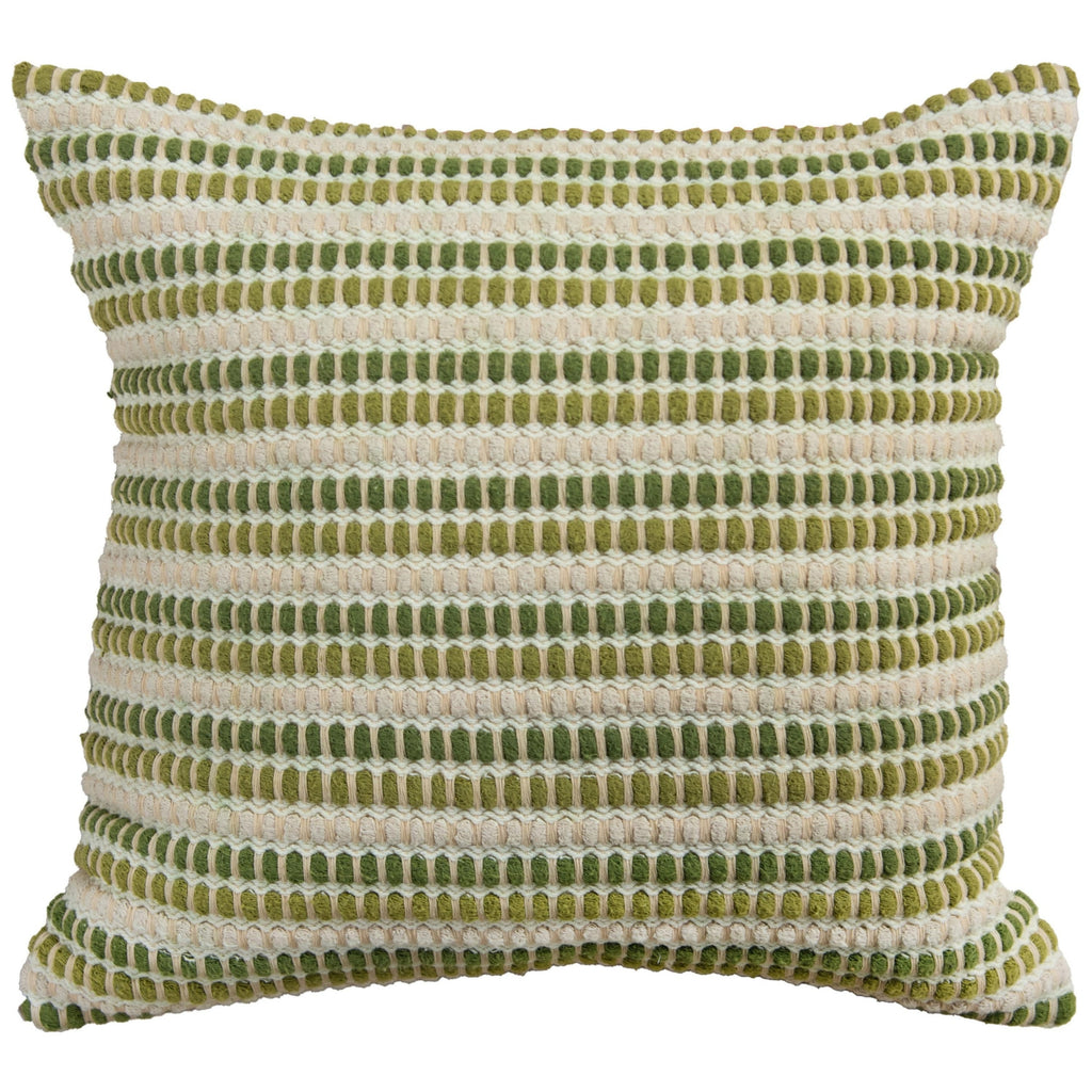Rizzy Pillows T27108 Natural/ Green main image