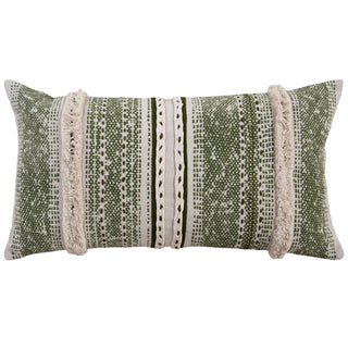 Rizzy Pillows T27114 Green/ Natural Main Image