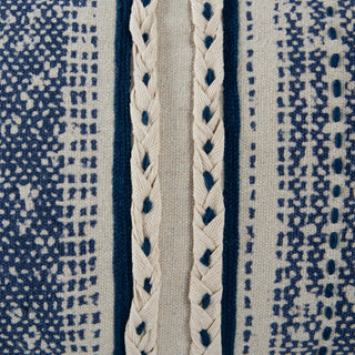 Rizzy Pillows T27116 Dark Blue/ Natural Angle Image