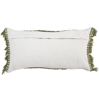 Rizzy Pillows T27117 Green/ Natural Room Image Feature