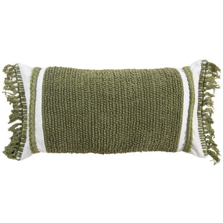 Rizzy Pillows T27117 Green/ Natural main image