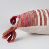 Rizzy Pillows T27118 Berry/ Natural Edge Image