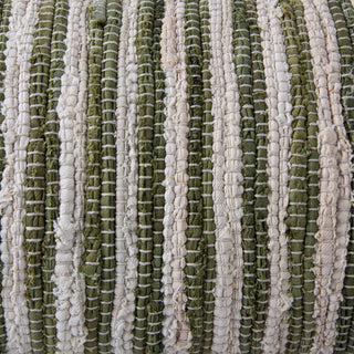 Rizzy Pillows T27119 Green/ Natural Corner Image