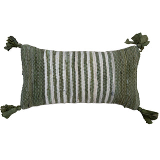 Rizzy Pillows T27119 Green/ Natural main image