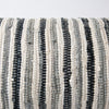 Rizzy Pillows T27121 Black/Grey Corner Image