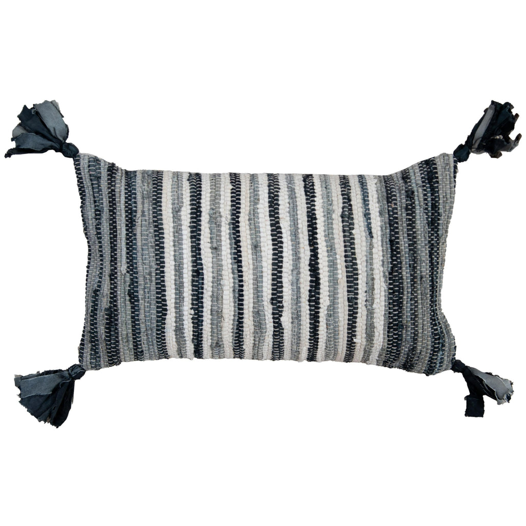 Rizzy Pillows T27121 Black/Grey main image