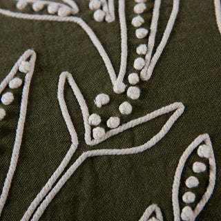 Rizzy Pillows T27136 Green/Natural Angle Image
