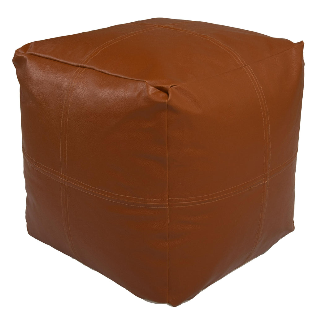 Rizzy Poufs T27138 Saddle Main Image