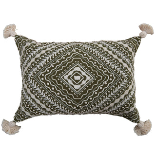 Rizzy Pillows T27165 Green/Natural Main Image