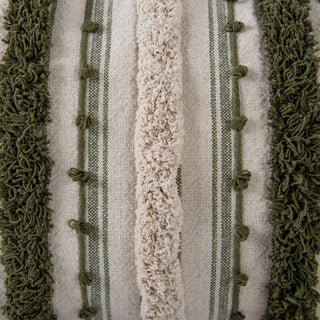 Rizzy Pillows T27169 Natural/ Green Corner Image