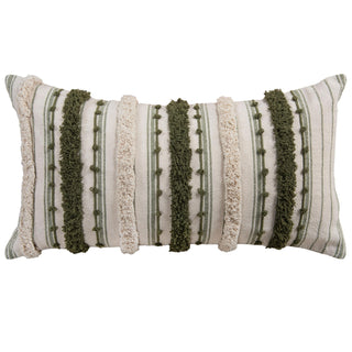 Rizzy Pillows T27169 Natural/ Green main image