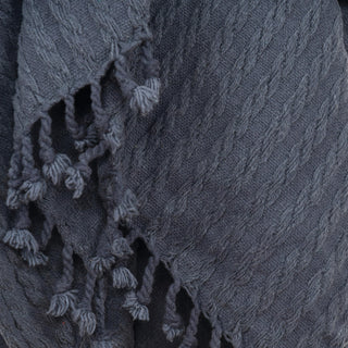 Rizzy Throws TH0585 Gray Blue Throw Corner Image