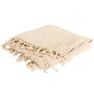 Rizzy Throws TH0587 Ivory Throw Detail Image