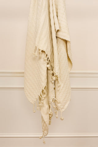 Rizzy Throws TH0587 Ivory Throw Main Image