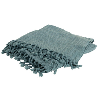 Rizzy Throws TH0602 Teal Throw Detail Image