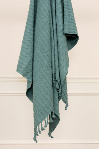 Rizzy Throws TH0602 Teal Throw Main Image