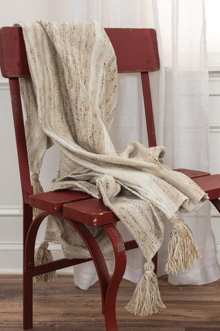 Rizzy Throws TH0644 Multi / Beige Throw Edge Image
