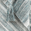 Rizzy Throws TH0646 Multi / Teal Black Throw Corner Image
