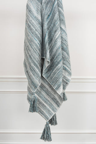 Rizzy Throws TH0646 Multi / Teal Black Throw Main Image