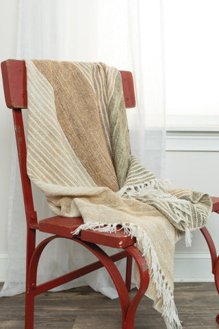 Rizzy Throws TH0736 Multi / Brown Throw Edge Image