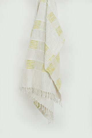 Rizzy Throws TH0822 Yellow / Natural Throw Main Image