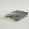 Rizzy Throws TH0823 Black / Natural Throw Detail Image