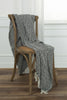 Rizzy Throws TH0823 Black / Natural Throw Edge Image