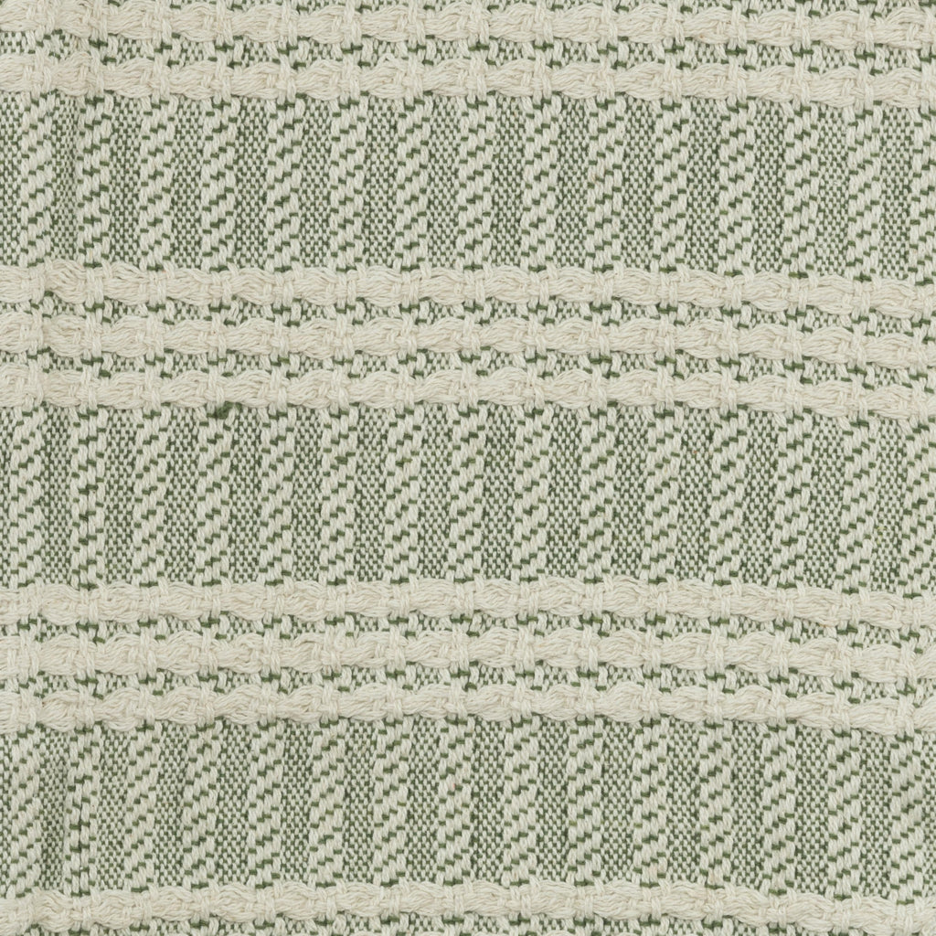 Rizzy Throws TH0827 Green / Natural Throw Corner Image