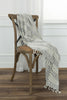 Rizzy Throws TH0830 Charcoal / Natural Throw Edge Image