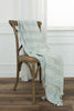Rizzy Throws TH0831 Light Blue / Natural Throw Edge Image