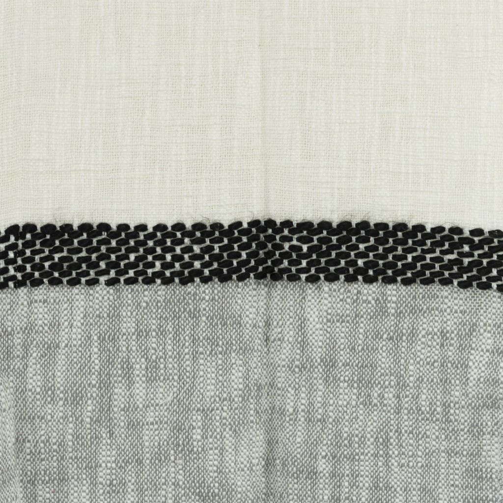 Rizzy Throws TH0842 Grey / Natural Throw Corner Image