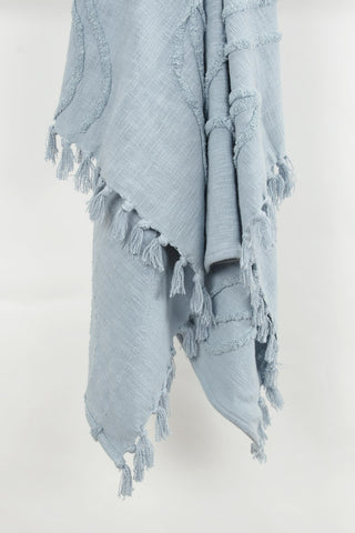 Rizzy Throws TH0913 Light Blue Throw Main Image