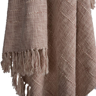 Rizzy Throws TH0980 Natural / Khaki Throw Angle Image