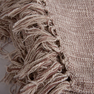 Rizzy Throws TH0980 Natural / Khaki Throw Detail Image