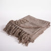 Rizzy Throws TH0980 Natural / Khaki Throw Room Image Feature