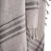 Rizzy Throws TH1037 Grey Throw Corner Image