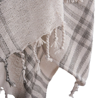 Rizzy Throws TH1037 Grey Throw Detail Image