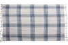 Rizzy Throws TH1038 Natural / Deep Dark Blue Throw Edge Image