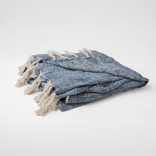 Rizzy Throws TH1039 Deep Dark Blue Throw Edge Image