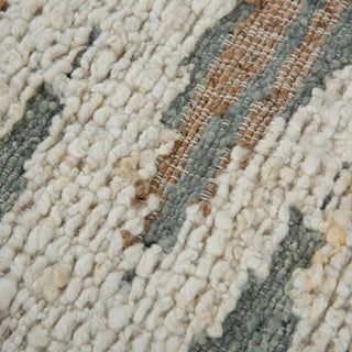 Rizzy Tundra TUN205 Green / Ivory Area Rug Corner Image