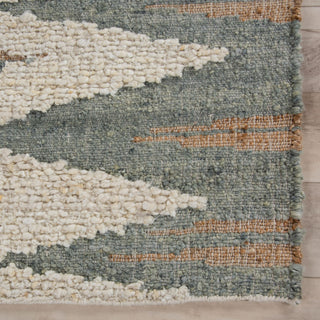 Rizzy Tundra TUN205 Green / Ivory Area Rug Detail Image