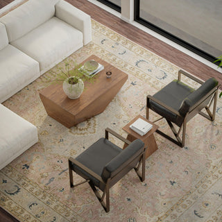 Rizzy Tuscany TUS711 Dusty Rose Area Rug Room Image Feature