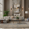 Rizzy Tuscany TUS712 Gray Area Rug Room Image Feature
