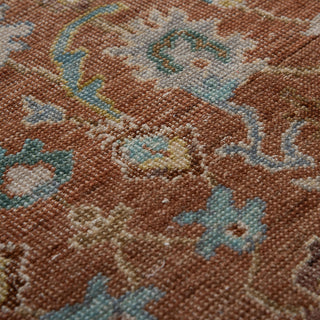 Rizzy Tuscany TUS714 Rust Area Rug Corner Image