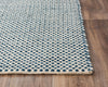Rizzy Windsor WIN102 Blue Area Rug Corner