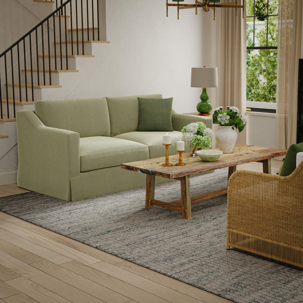 Rizzy Zag ZAG104 Green Area Rug Room Image Feature